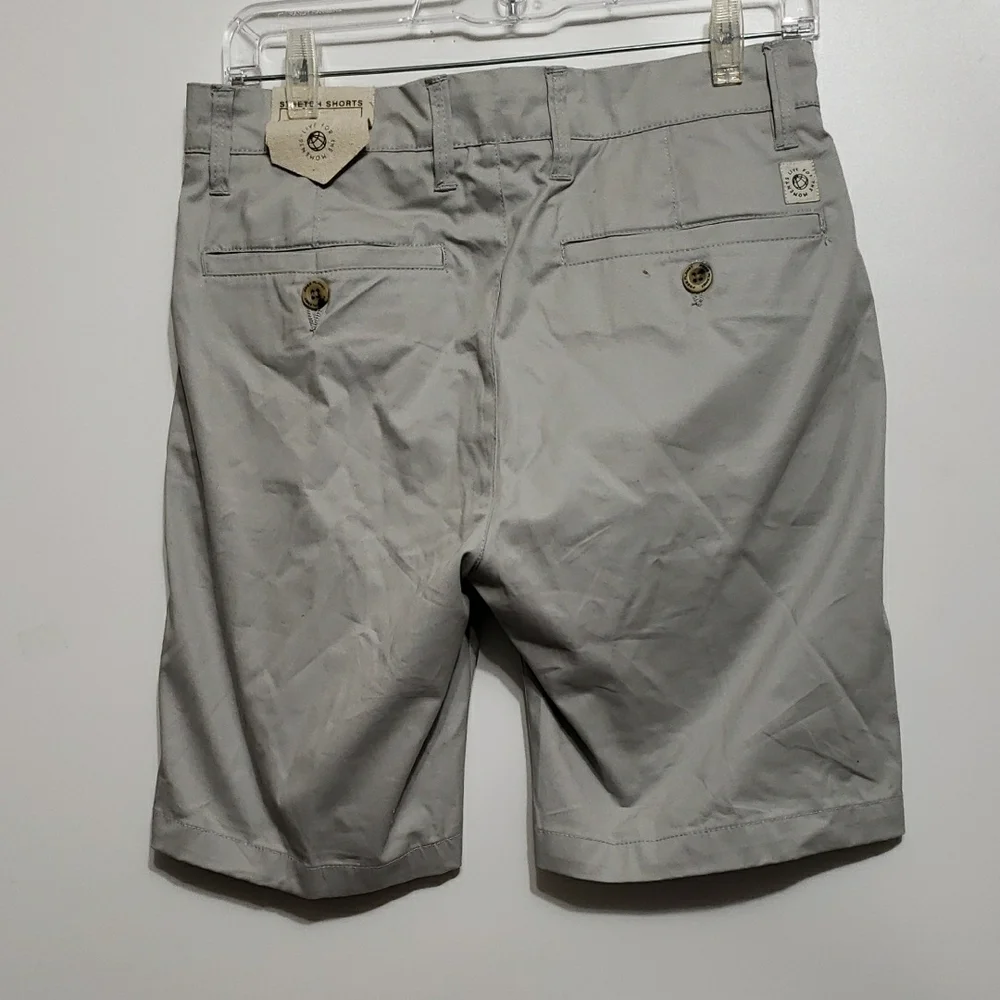 Free Planet Light Gray Men's Flat‎ Front Shorts